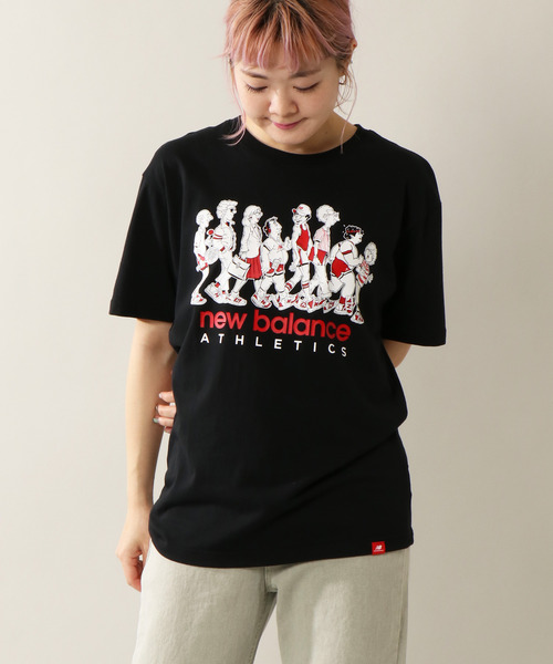 NEW BALANCE（ニューバランス）の「New Balance エッセンシャルズアイコンラインナップTシャツ（Tシャツ/カットソー・レディース・ホワイト/ブラック・M/L/LL）」の15枚目の写真