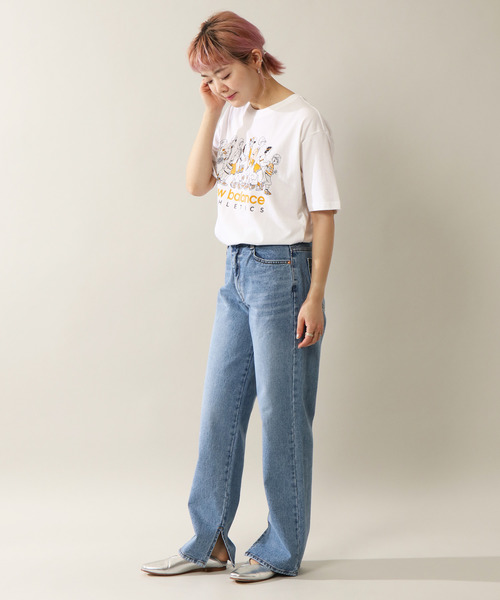 NEW BALANCE（ニューバランス）の「New Balance エッセンシャルズアイコンラインナップTシャツ（Tシャツ/カットソー・レディース・ホワイト/ブラック・M/L/LL）」の16枚目の写真