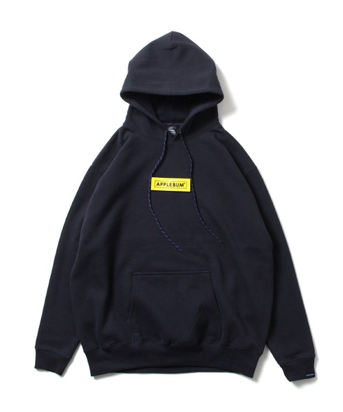 APPLEBUM（アップルバム）の「Wappen Logo Sweat Parka（パーカー・メンズ・ホワイト/ネイビー・MEDIUM/LARGE/X-LARGE）」の4枚目の写真