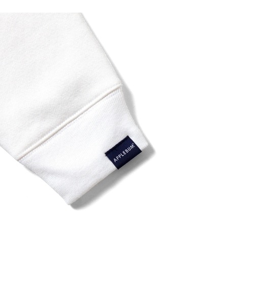 APPLEBUM（アップルバム）の「Wappen Logo Sweat Parka（パーカー・メンズ・ホワイト/ネイビー・MEDIUM/LARGE/X-LARGE）」の5枚目の写真