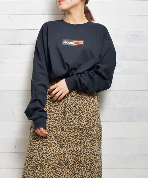 THE Nookie(ザヌーキー)の「【W】【it】【THE Nookie】DOPENESS LS T(Tシャツ/カットソー・レディース・ホワイト/ブラック・FREE)」の2枚目の写真