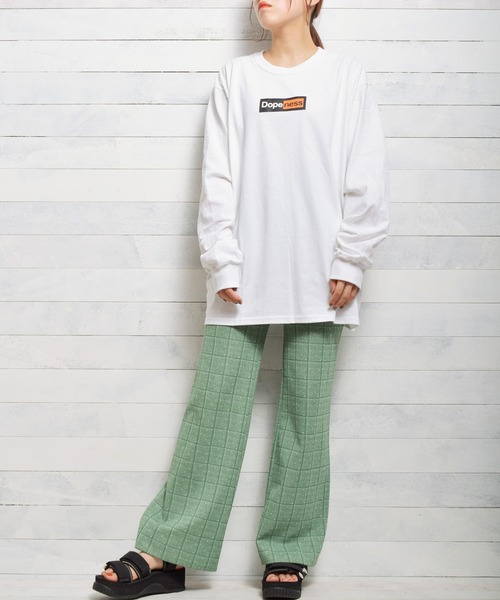 THE Nookie(ザヌーキー)の「【W】【it】【THE Nookie】DOPENESS LS T(Tシャツ/カットソー・レディース・ホワイト/ブラック・FREE)」の9枚目の写真