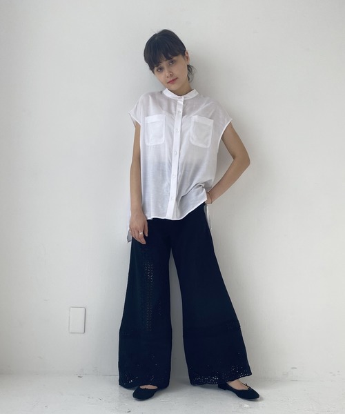 Heather（ヘザー）の「コットンレースキリカエパンツ　887607（その他パンツ・レディース・ホワイト/ブラック・FREE）」の16枚目の写真
