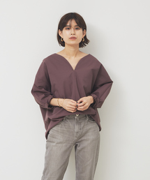 FONCE | 《UVカット・接触冷感・吸水速乾》ハートネックフォルムブラウス(シャツ/ブラウス)