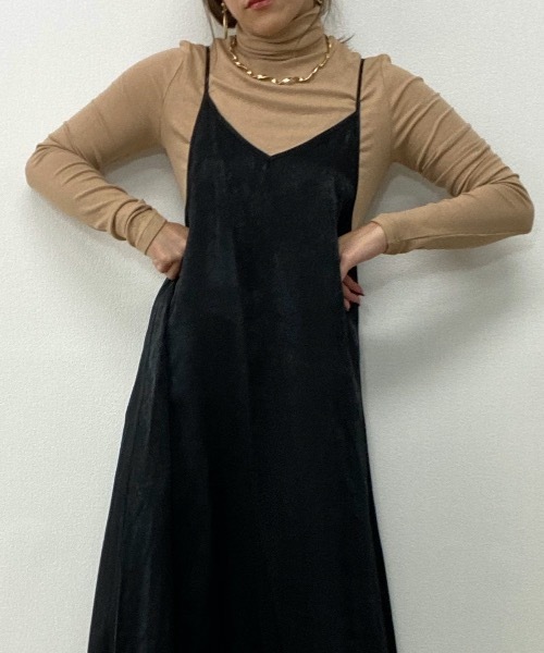 ap retro（アプレトロ）の「ハイネックカットソー【ZOZO限定アイテム】（Tシャツ/カットソー・レディース・ブラック/ベージュ/ブラウン/アイボリー・FREE）」の18枚目の写真