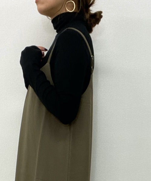 ap retro（アプレトロ）の「ハイネックカットソー【ZOZO限定アイテム】（Tシャツ/カットソー・レディース・ブラック/ベージュ/ブラウン/アイボリー・FREE）」の10枚目の写真