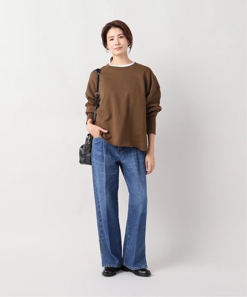 Wrangler(ラングラー)の「【Wrangler/ラングラー】over tuckpants(デニムパンツ・レディース・ネイビー・38/36)」の2枚目の写真