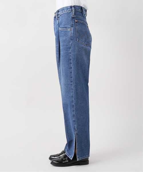 Wrangler(ラングラー)の「【Wrangler/ラングラー】over tuckpants(デニムパンツ・レディース・ネイビー・38/36)」の6枚目の写真