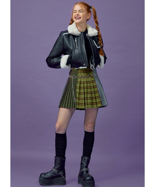 CRANK（クランク）の「『CRANK/クランク』CROP MUSTANG JACKET/韓国 