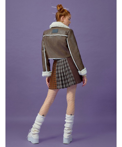 CRANK（クランク）の「『CRANK/クランク』CROP MUSTANG JACKET/韓国 