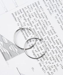 sunny branch（サニーブランチ）の「【Brass】28㎜フープイヤリング（イヤリング）」