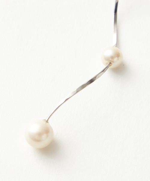 AIMER（エメ）の「パールツイストイヤリング（イヤリング・レディース・ゴールド/シルバー・FREE）」の6枚目の写真