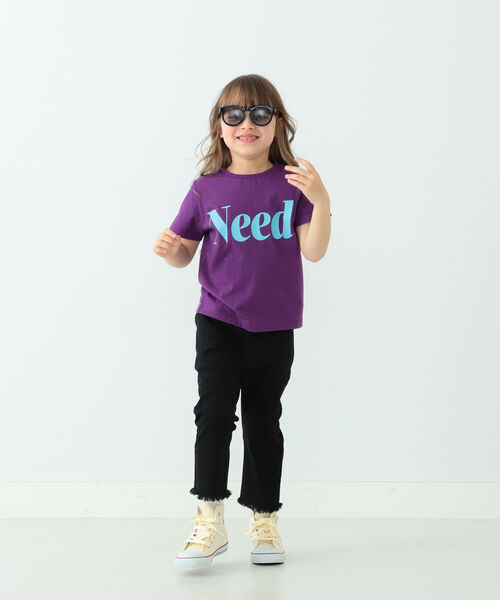 B:MING by BEAMS(ビーミングバイビームス)の「B:MING by BEAMS / カットクロップド パンツ(90~140cm)(デニムパンツ・キッズ・ブルー/ベージュ/ブラック・100/120/140/110/130/90)」の13枚目の写真