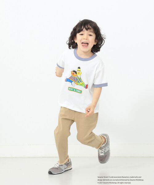 B:MING by BEAMS(ビーミングバイビームス)の「B:MING by BEAMS / カットクロップド パンツ(90~140cm)(デニムパンツ・キッズ・ブルー/ベージュ/ブラック・100/120/140/110/130/90)」の16枚目の写真