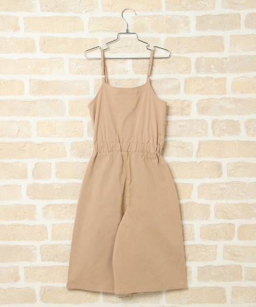 ikka（イッカ）の「リネンmixコンビネゾン（つなぎ/オールインワン・キッズ・ネイビー/ベージュ・120/130/140/150）」の3枚目の写真