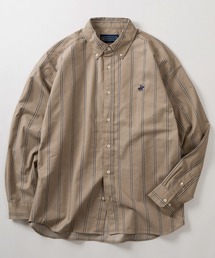 BEVERLY HILLS POLO CLUB（ビバリーヒルズポロクラブ）の「【71】【BEVERLY HILLS POLO CLUB/ビバリーヒルズポロクラブ】オーバーサイズ ワンポイント 刺繍 ボタンダウンシャツ（シャツ/ブラウス）」