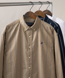 BEVERLY HILLS POLO CLUB | 【BEVERLY HILLS POLO CLUB/ビバリーヒルズポロクラブ】オーバーサイズ ワンポイント ボタンダウンシャツ/スタンドカラーシャツ(シャツ/ブラウス)