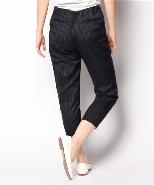 CIAOPANIC(チャオパニック)の「【Ciaopanic】ストライプウエストギャザータックパンツ(その他パンツ・レディース・グリーン/ホワイト/ブラック/レッド・SMALL/MEDIUM)」の6枚目の写真