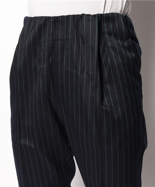 CIAOPANIC(チャオパニック)の「【Ciaopanic】ストライプウエストギャザータックパンツ(その他パンツ・レディース・グリーン/ホワイト/ブラック/レッド・SMALL/MEDIUM)」の7枚目の写真