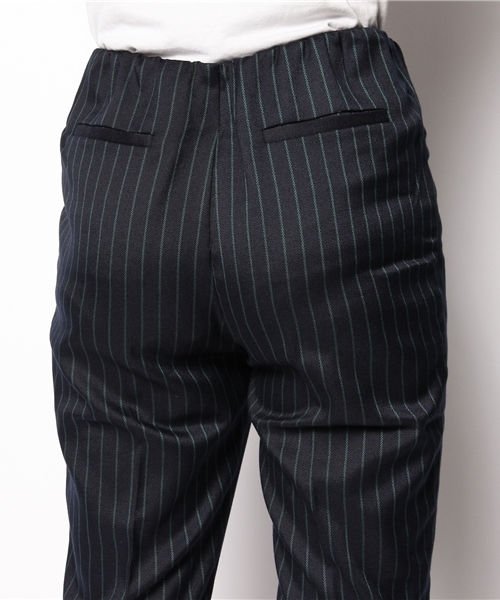 CIAOPANIC(チャオパニック)の「【Ciaopanic】ストライプウエストギャザータックパンツ(その他パンツ・レディース・グリーン/ホワイト/ブラック/レッド・SMALL/MEDIUM)」の8枚目の写真