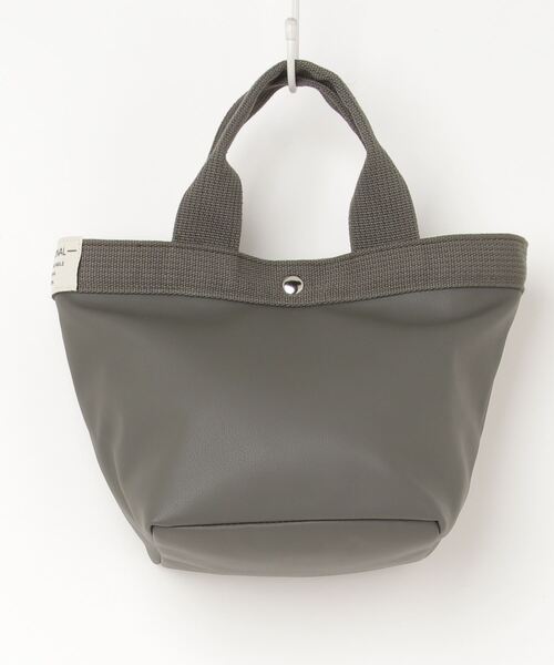 Per sist ence(パーシエンス)の「Per sist ence/パーシエンス ミニトートバッグ(トートバッグ・レディース・ブラック/ネイビー/アイボリー/カモフラージュ/グレー/ブラック系その他/グレー系その他/レオパード/シルバー/ブラウン系その他/チャコールグレー/モカ・FREE)」の4枚目の写真