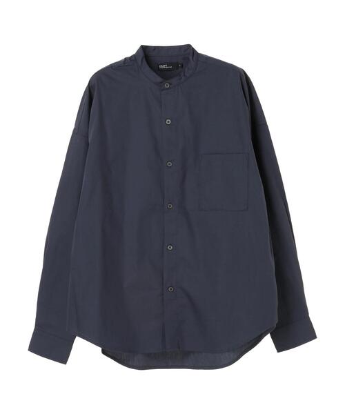 CRAFT STANDARD BOUTIQUE（クラフトスタンダードブティック）の「ブロードバンドカラーシャツ　＊（シャツ/ブラウス・メンズ・その他5/ストライプ/アイボリー/ホワイト系その他6/ブルー系その他6/ネイビー/チェック/ブルー系その他5・L/M/S/LL）」の9枚目の写真