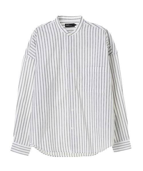 CRAFT STANDARD BOUTIQUE（クラフトスタンダードブティック）の「ブロードバンドカラーシャツ　＊（シャツ/ブラウス・メンズ・その他5/ストライプ/アイボリー/ホワイト系その他6/ブルー系その他6/ネイビー/チェック/ブルー系その他5・L/M/S/LL）」の7枚目の写真