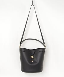 ラルフローレン【SALE】国内発■ドローストリングバッグ レザー ラージ Andie ドローストリング バッグ | ラルフ