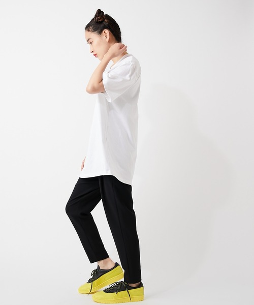 Maison Kitsune(メゾンキツネ)の「【PUMA×MAISON KITSUNE】オーバーサイズTシャツ(Tシャツ/カットソー・レディース・ホワイト/ブラック/ベージュ/レッド/キャメル・FREE)」の19枚目の写真