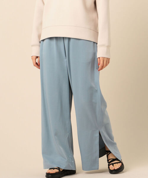 Torrazzo Donna(トラッゾドンナ)の「【TORRAZZO DONNA/ トラッゾドンナ】リラックスパンツ(その他パンツ・レディース・ライトブルー/ダークブラウン/ベージュ/コーラル・38)」の4枚目の写真