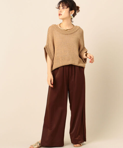 Torrazzo Donna(トラッゾドンナ)の「【TORRAZZO DONNA/ トラッゾドンナ】リラックスパンツ(その他パンツ・レディース・ライトブルー/ダークブラウン/ベージュ/コーラル・38)」の16枚目の写真