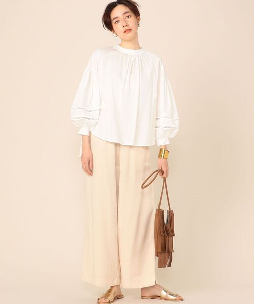 Torrazzo Donna(トラッゾドンナ)の「【TORRAZZO DONNA/ トラッゾドンナ】リラックスパンツ(その他パンツ・レディース・ライトブルー/ダークブラウン/ベージュ/コーラル・38)」の19枚目の写真