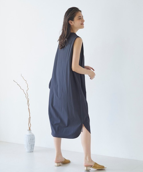 LIPSTAR（リップスター）の「【セット商品】サコッシュ付き撥水ノースリーブワンピース（ワンピース・レディース・ベージュ/ブラック/ピンク・M）」の19枚目の写真