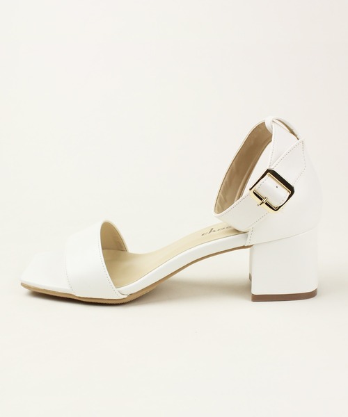 chocolates（チョコラテス）の「アンクルベルトサンダル【日本製】（サンダル・レディース・ブラック/ホワイト/ピンク・S/M/L/LL）」の6枚目の写真