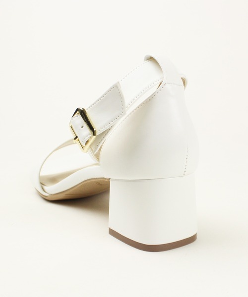 chocolates（チョコラテス）の「アンクルベルトサンダル【日本製】（サンダル・レディース・ブラック/ホワイト/ピンク・S/M/L/LL）」の8枚目の写真