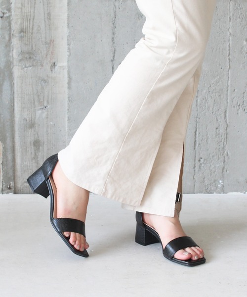 chocolates（チョコラテス）の「アンクルベルトサンダル【日本製】（サンダル・レディース・ブラック/ホワイト/ピンク・S/M/L/LL）」の19枚目の写真