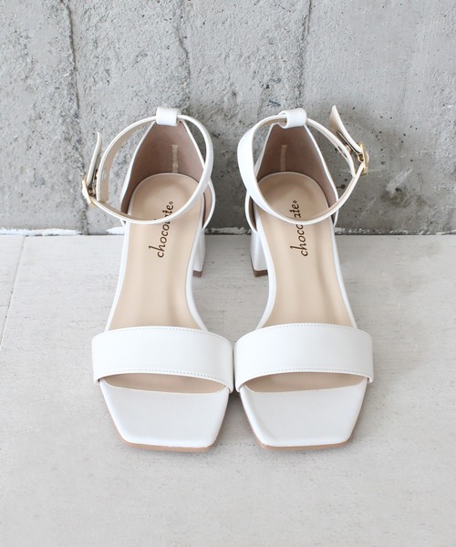 chocolates（チョコラテス）の「アンクルベルトサンダル【日本製】（サンダル・レディース・ブラック/ホワイト/ピンク・S/M/L/LL）」の22枚目の写真