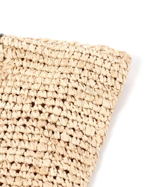 LEPSIM（レプシィム）の「ラフィア2WAYクラッチ　939768（クラッチバッグ・レディース・ベージュ系その他/ブラック・ONE SIZE）」の17枚目の写真