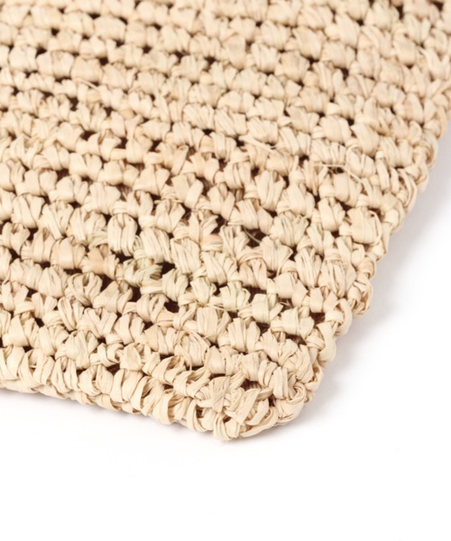 LEPSIM（レプシィム）の「ラフィア2WAYクラッチ　939768（クラッチバッグ・レディース・ベージュ系その他/ブラック・ONE SIZE）」の19枚目の写真