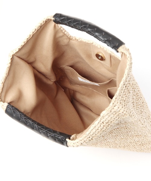 LEPSIM（レプシィム）の「ラフィア2WAYクラッチ　939768（クラッチバッグ・レディース・ベージュ系その他/ブラック・ONE SIZE）」の15枚目の写真