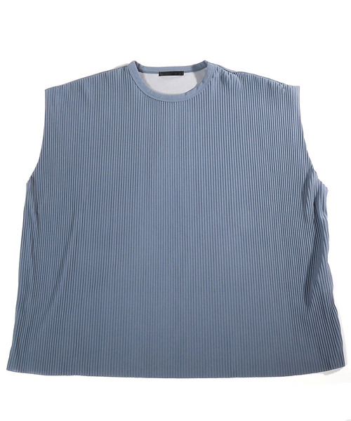 neos（ネオス）の「【neos -addictive design-】ビッグシルエット プリーツ ドロップショルダー ベスト（ベスト・メンズ・ブラック/グレー/ブルー/グレイッシュベージュ・MEDIUM/LARGE）」の21枚目の写真