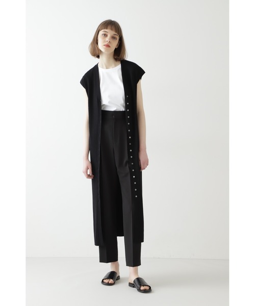 BOSCH（ボッシュ）の「◆コットンアセテートリブニット（ニット/セーター・レディース・ブラック/ベージュ・38）」の6枚目の写真