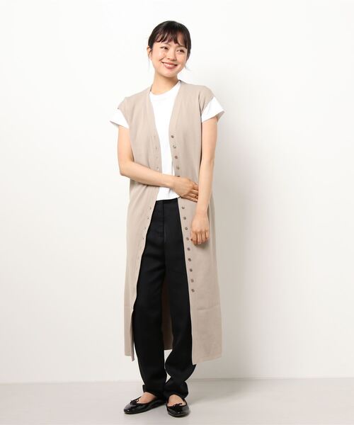 BOSCH（ボッシュ）の「◆コットンアセテートリブニット（ニット/セーター・レディース・ブラック/ベージュ・38）」の13枚目の写真