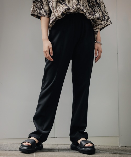 PBLIM（ページボーイリム）の「【PAGEBOYLIM】カットイージースラックス（スラックス・レディース・ブラック/グリーン/パープル/ゼブラ/レッド・MEDIUM/LARGE）」の9枚目の写真