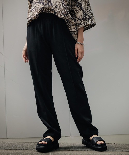 PBLIM（ページボーイリム）の「【PAGEBOYLIM】カットイージースラックス（スラックス・レディース・ブラック/グリーン/パープル/ゼブラ/レッド・MEDIUM/LARGE）」の19枚目の写真