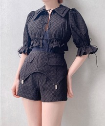 lilLilly | コットンレースショートパンツ(その他パンツ)