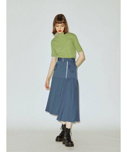 jouetie(ジュエティ)の「ライダースプリーツスカート(スカート・レディース・ブラック/オレンジ/ブルー・MEDIUM)」の16枚目の写真