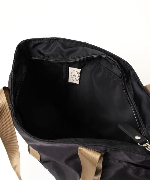 PUAL CE CIN（ピュアルセシン）の「OTONA　NYLON　S　TOTE／ナイロントートバッグS（ハンドバッグ・レディース・ブルー系その他/ベージュ系その他/ブラック系その他/イエロー系その他/ブラウン系その他/グレー系その他/ピンク系その他・FREE）」の11枚目の写真
