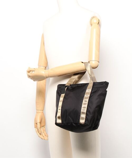 PUAL CE CIN（ピュアルセシン）の「OTONA　NYLON　S　TOTE／ナイロントートバッグS（ハンドバッグ・レディース・ブルー系その他/ベージュ系その他/ブラック系その他/イエロー系その他/ブラウン系その他/グレー系その他/ピンク系その他・FREE）」の10枚目の写真