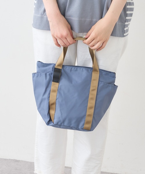 PUAL CE CIN（ピュアルセシン）の「OTONA　NYLON　S　TOTE／ナイロントートバッグS（ハンドバッグ・レディース・ブルー系その他/ベージュ系その他/ブラック系その他/イエロー系その他/ブラウン系その他/グレー系その他/ピンク系その他・FREE）」の5枚目の写真